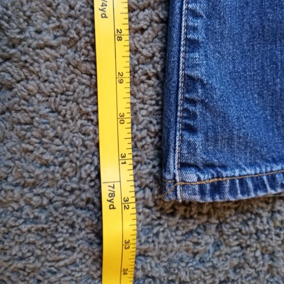 Abercrombie And Fitch Size 6 Long 32" Inseam GUC Jeans-Item #156 - Picture 3 of 5